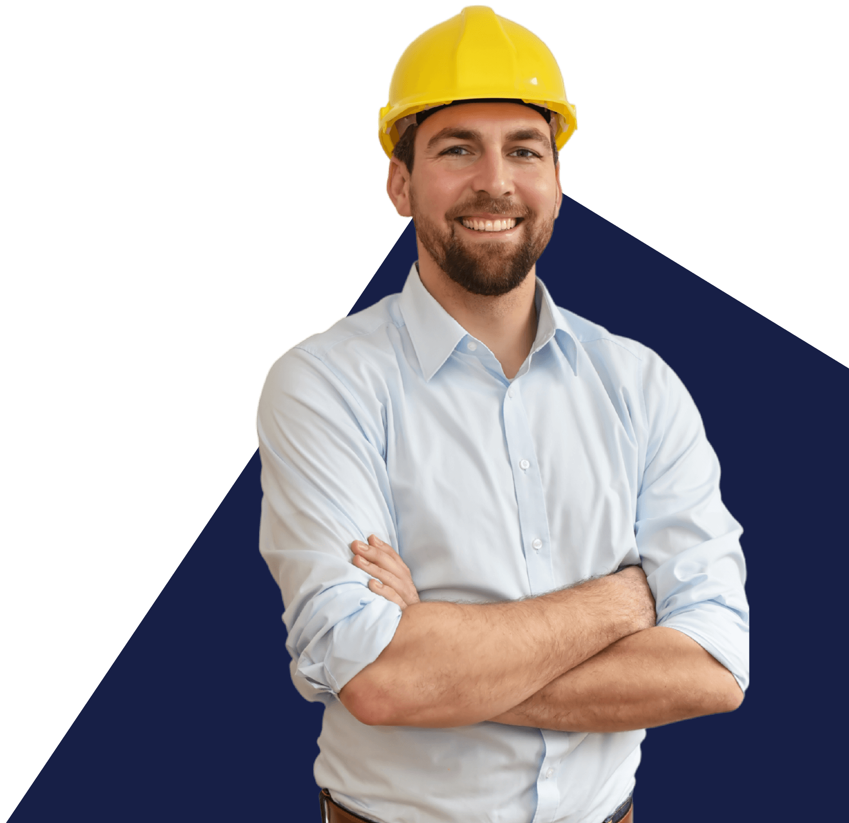 contractor guy with yellow cap